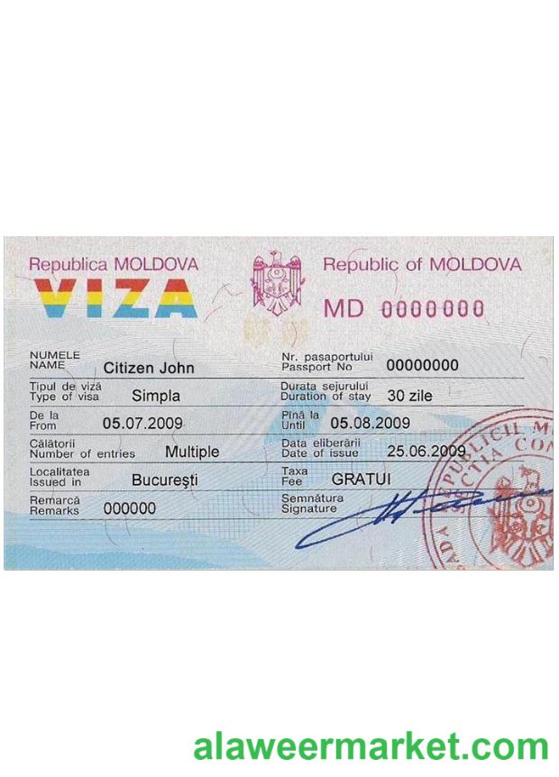 MOLDOVA visa
